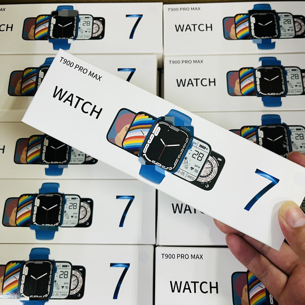New T900 Pro MAX Smart Watch Dual Button Rotating Button HD Screen Custom Wall Heart Rate