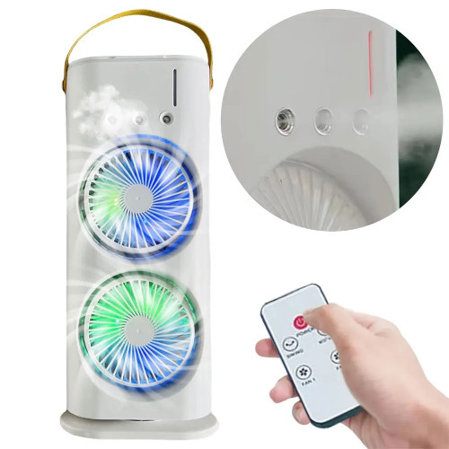 Double-Ended Spray Fan/ Rechargeable cooling fan